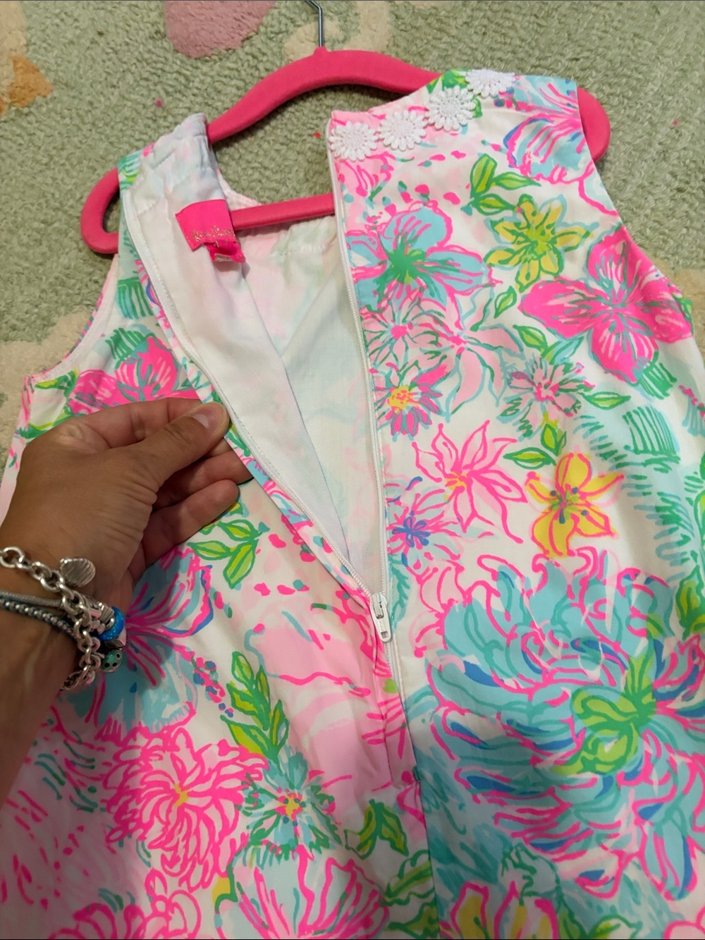 Lilly Pulitzer Girls' Floral Sleeveless Dress - Picture 5 of 6